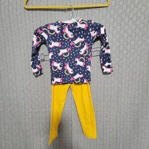 Outfit Carter's Matching Pajamas Set Flying Rainbow Unicorn 3T